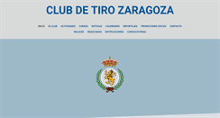 Desktop Screenshot of clubdetirozaragoza.es