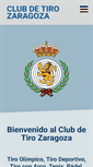 Mobile Screenshot of clubdetirozaragoza.es